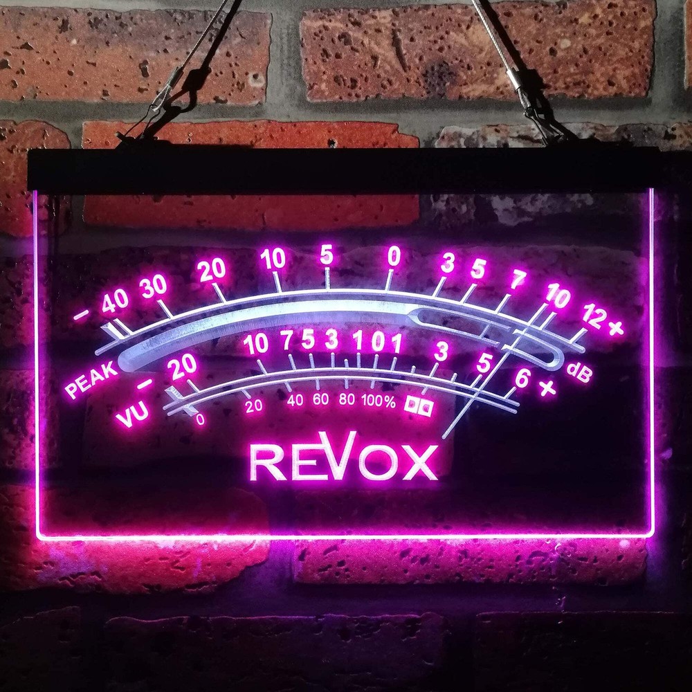 Revox peak vu dB Neon LED Sign