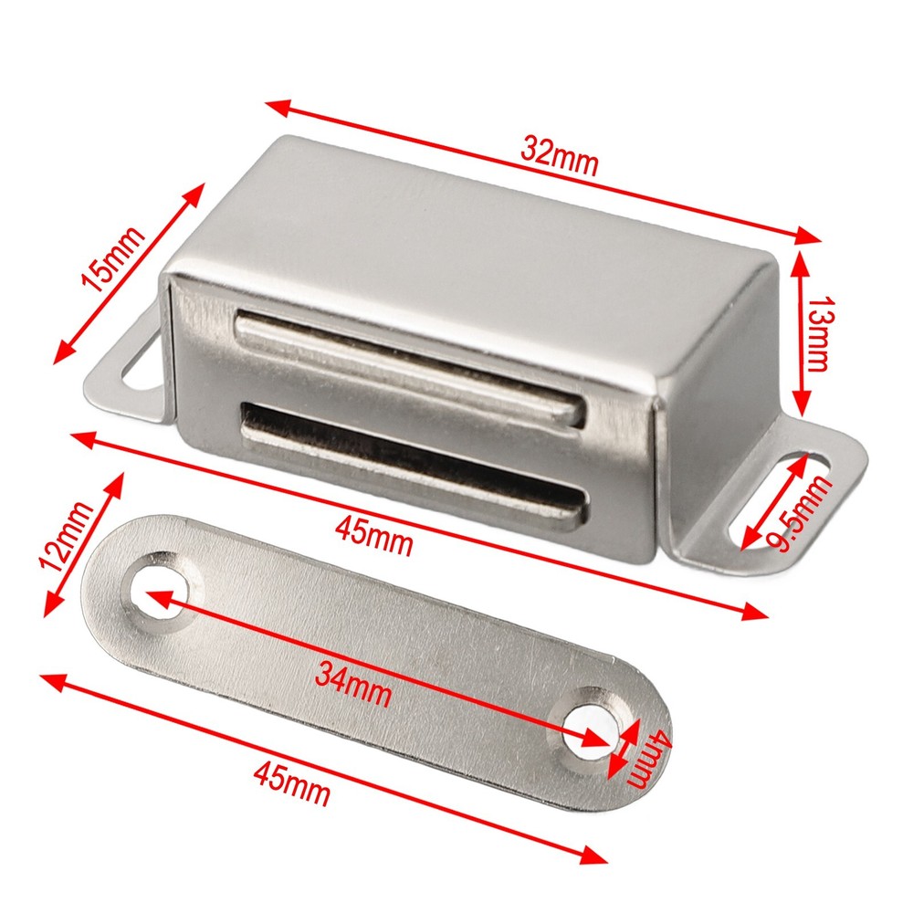 Super Strong Magnetic Latch for Heavy Duty Doors and Gates 40kg Pull Force