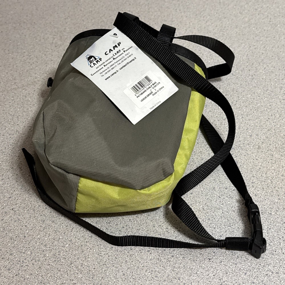 Camp Patabang Chalk Bag Verde Grigio NEW