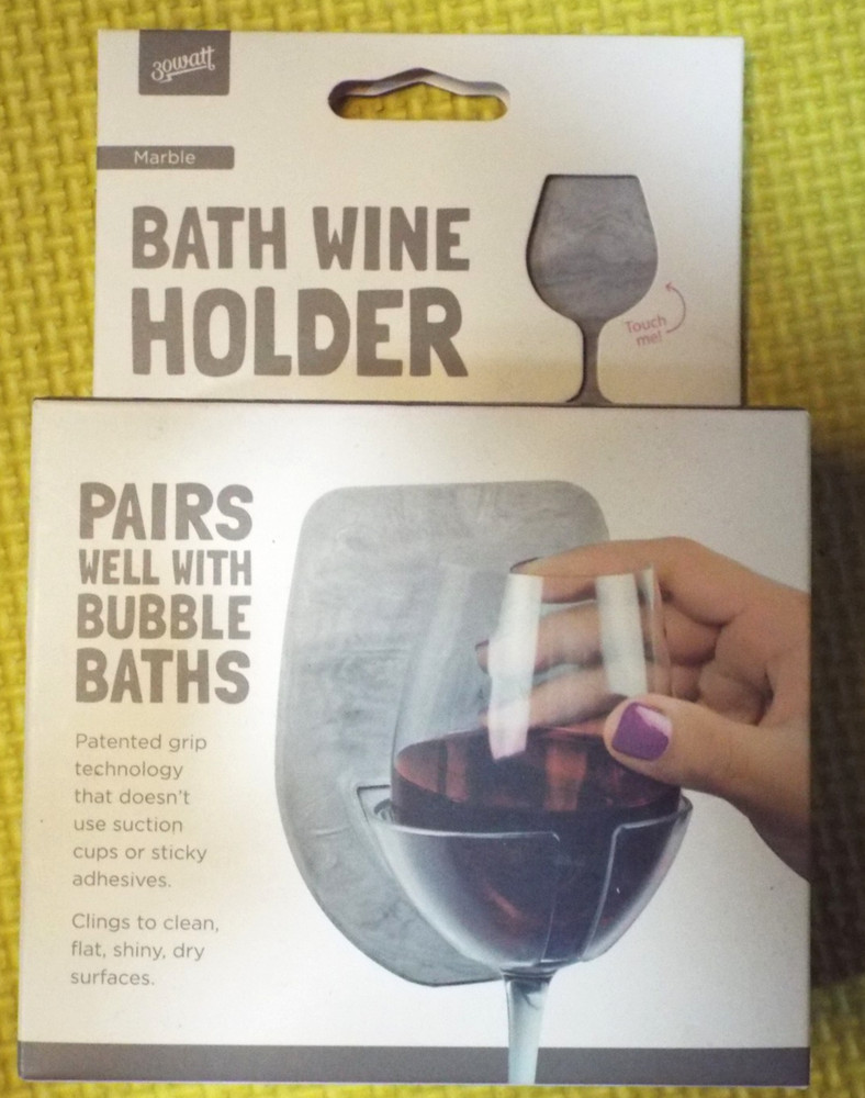 Bath Wine Holder Grey marble