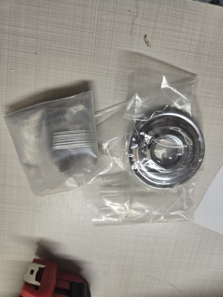 Baldwin 5048 260 IDM Half Dummy rosette in Polished Chrome