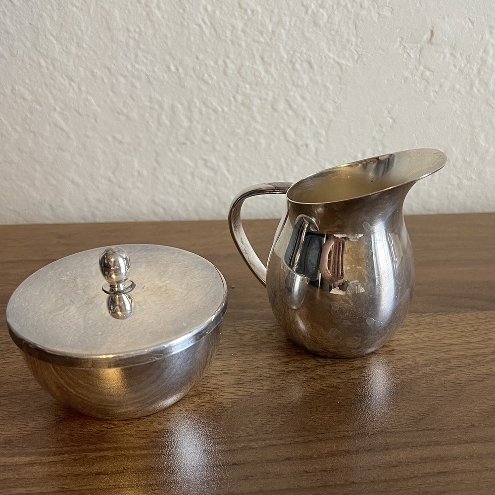 F.B. Rogers Silver Plate Milk And Sugar Set