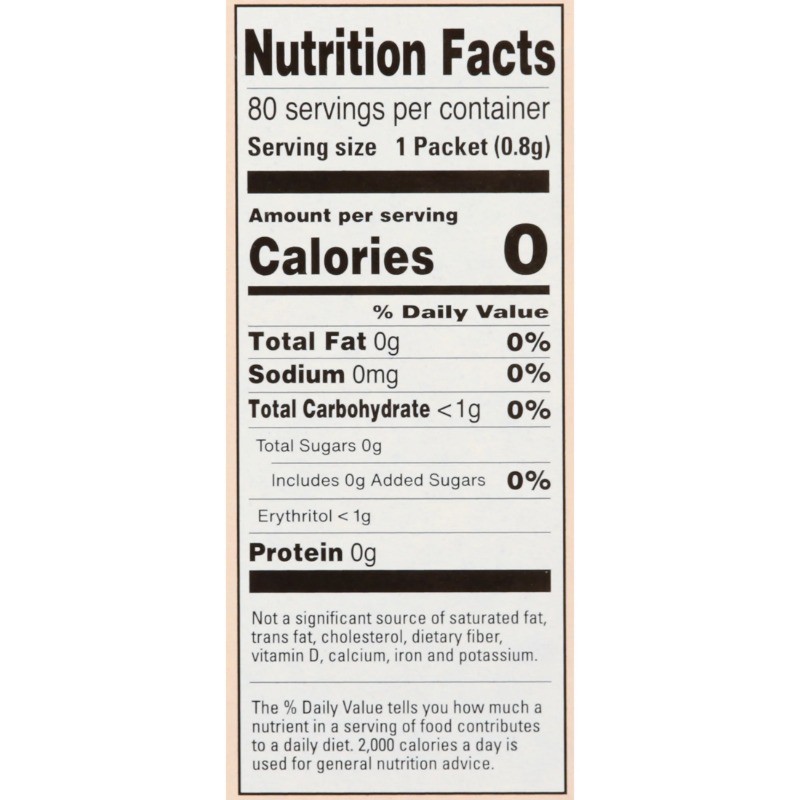 Pyure Organic Monk Fruit Blend Granular Sweetener Packets 80ct