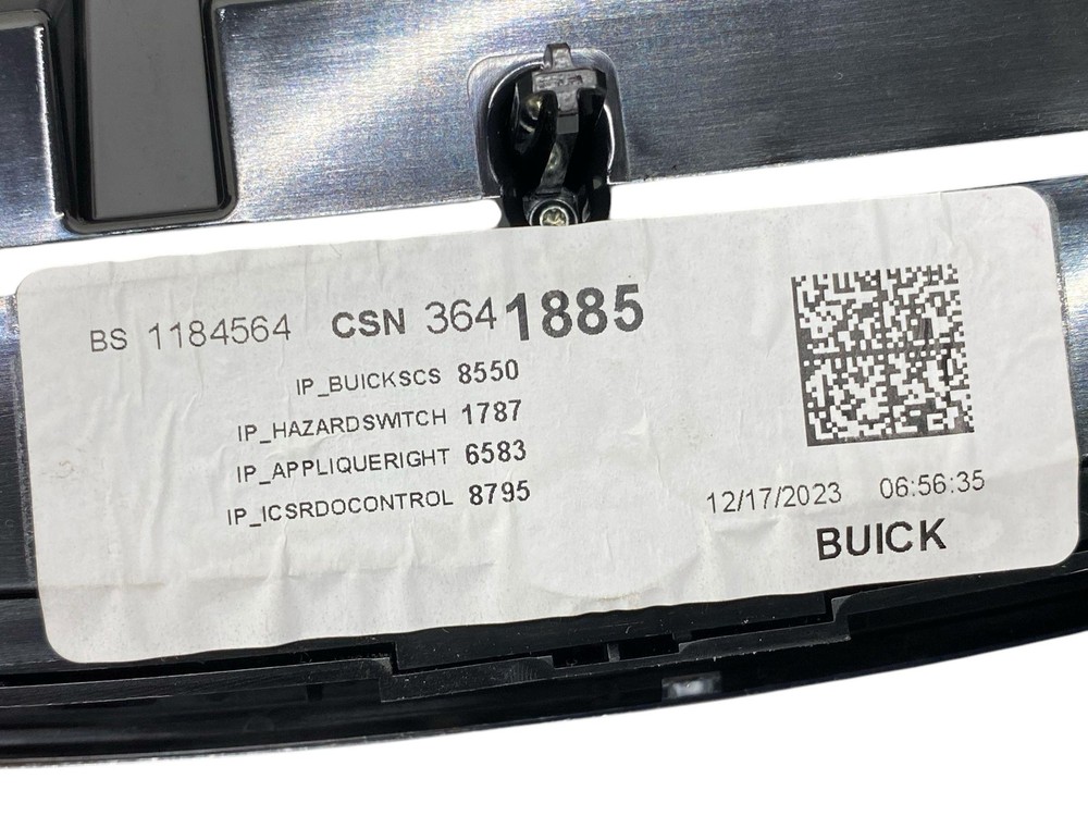 2020-2024 BUICK ENCLAVE OEM FRONT AUDIO DISPLAY & CONTROL PANEL 85158795
