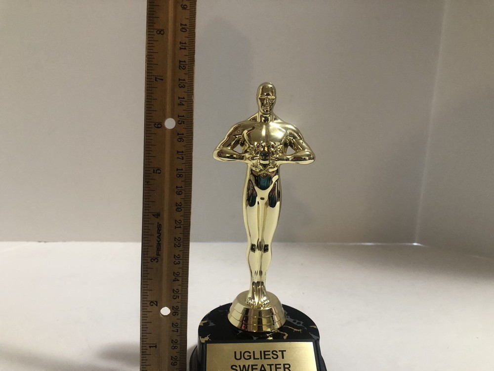 Ugliest Sweater Trophy -7" Tall