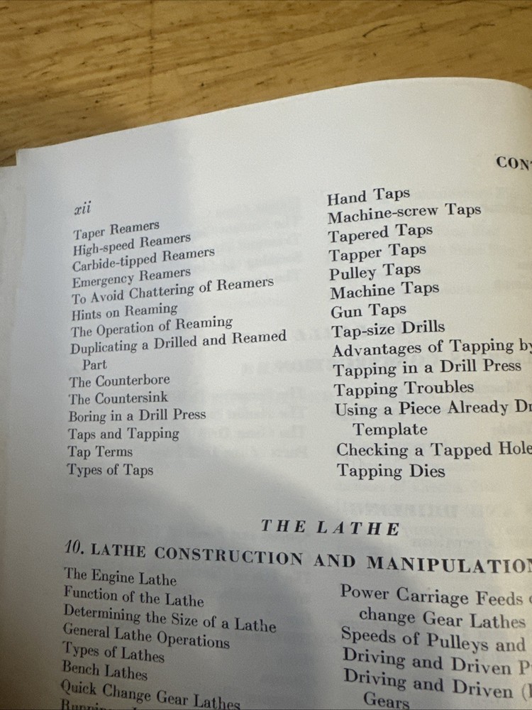 Machine Tool Operation Manual