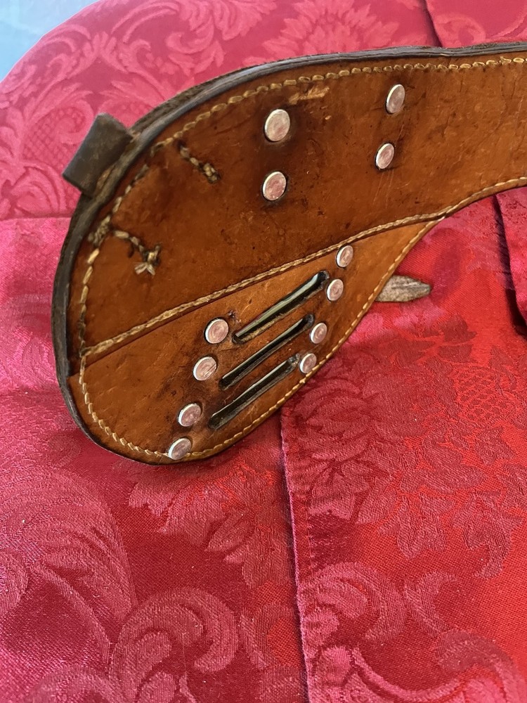 WW2 German Cavalry Overthrow Coupling Device Satteluberwurf M34 Leather Replica