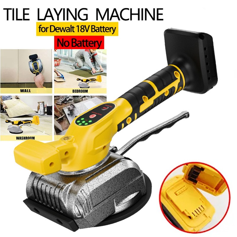 Tile Vibration Leveling Tool Tile Vacuum Suction Cup Tools for Dewalt Battery