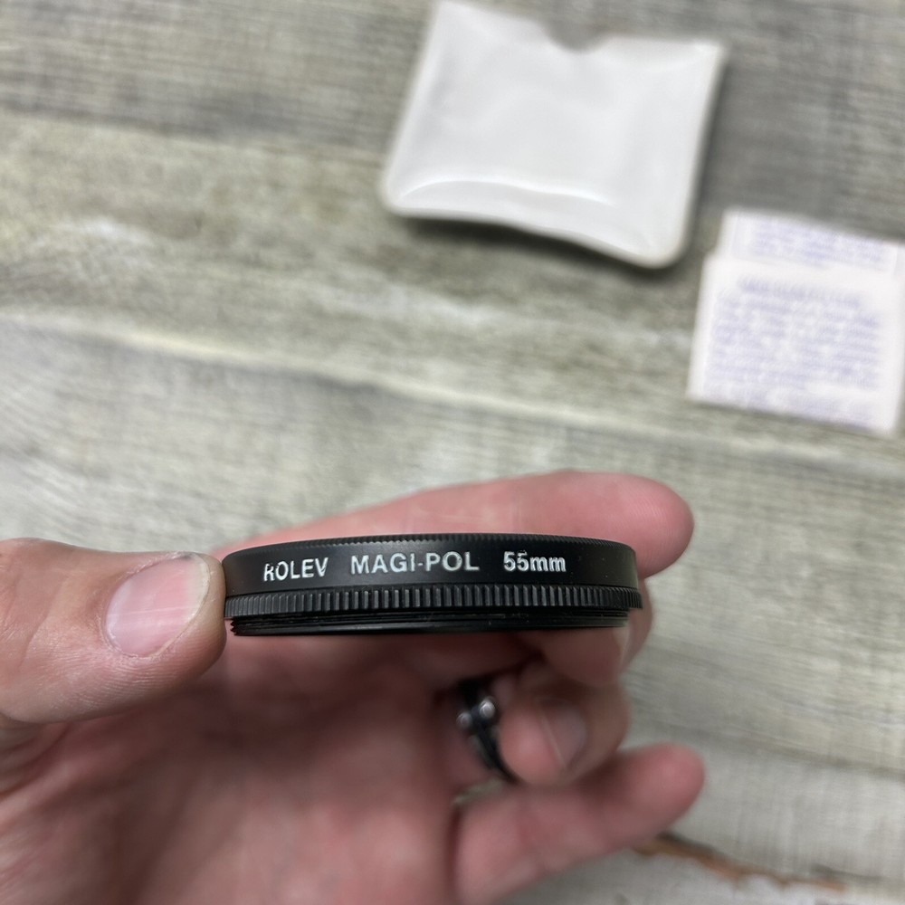 Rolev 55mm Magi-Pol Threaded Filter With Plastic Case