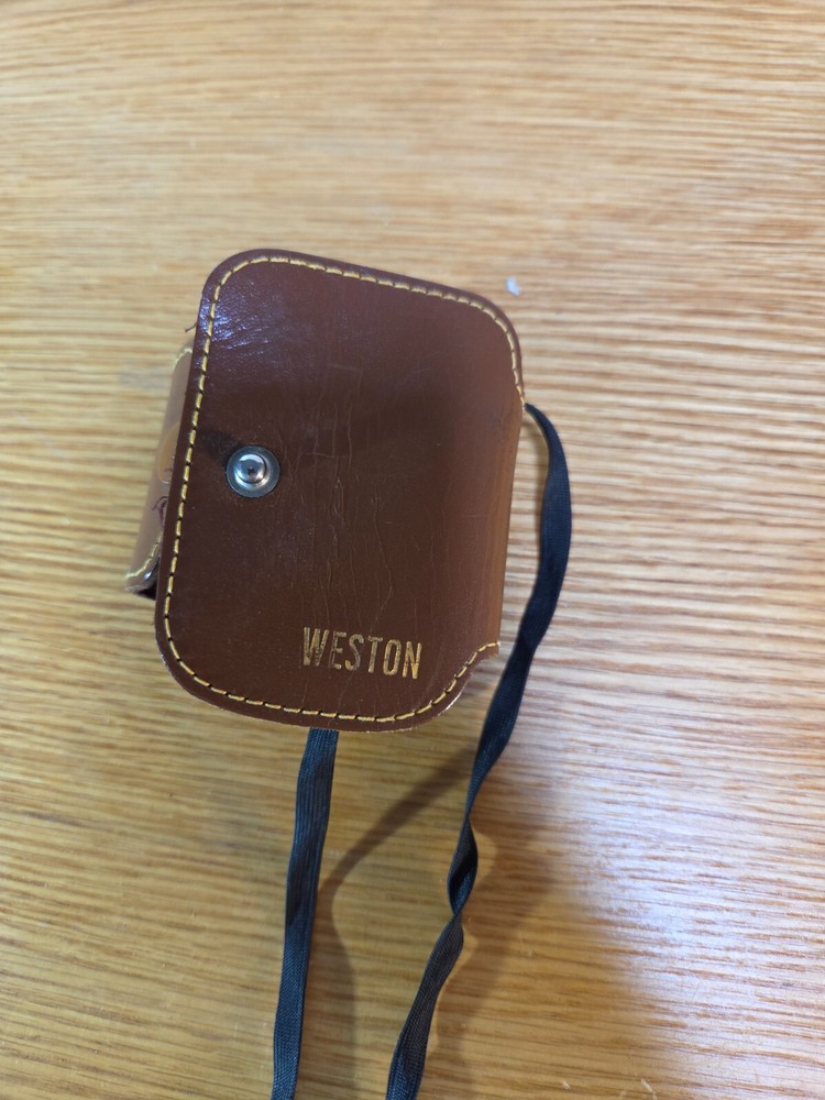 Weston Model 853 Vintage Light Exposure Meter Leather Case