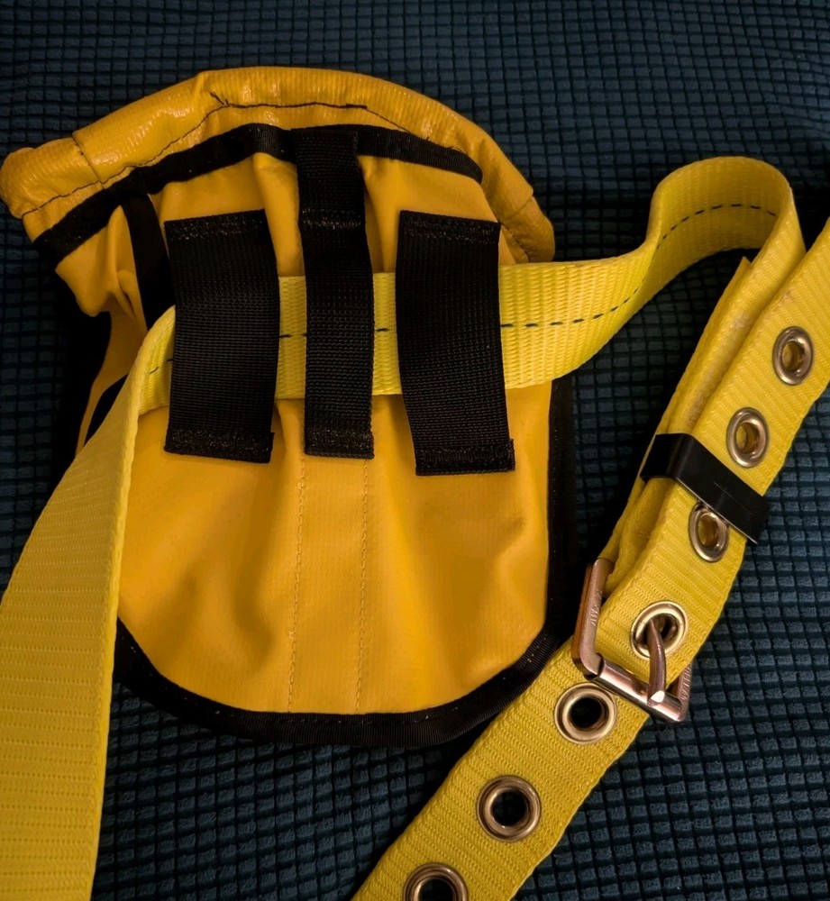 New Python Parts Fall Protection Bag Pouch W DBI Sala Belt