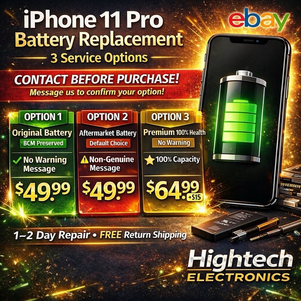 iPhone 11 Pro Battery Replacement Service – 3 Options Available