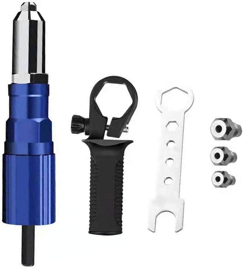 Rivet Gun Adapter for Electric Drill, Cordless Riveting Tool Kit