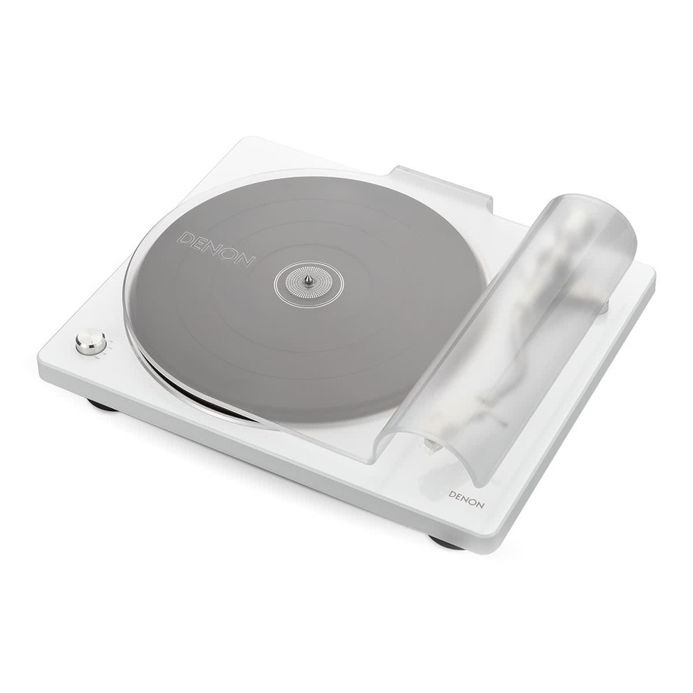 Denon Hi-Fi Turntable with Speed Auto Sensor (White)