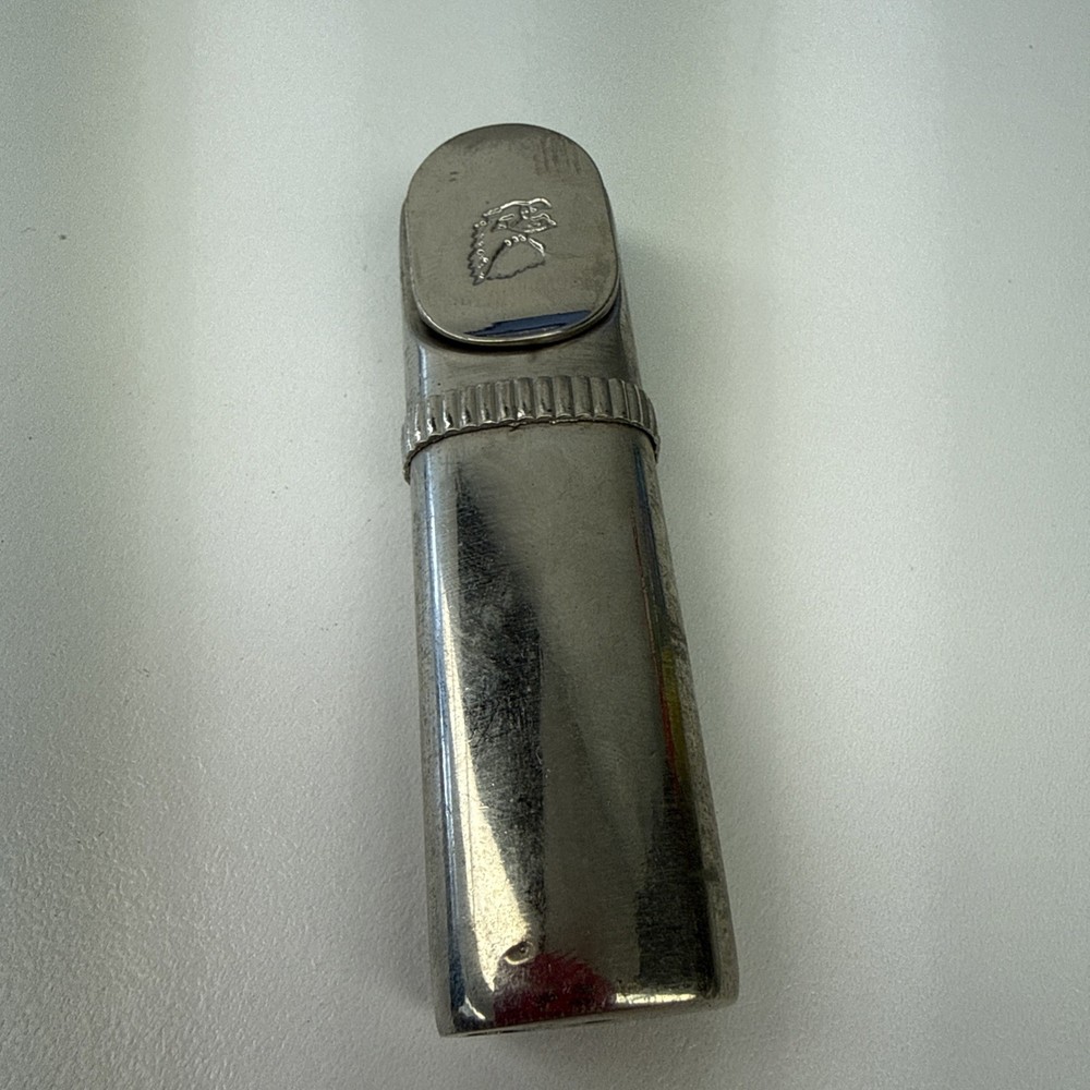 Unique Design With Eagle, Silver Tone Metal Butane Lighter