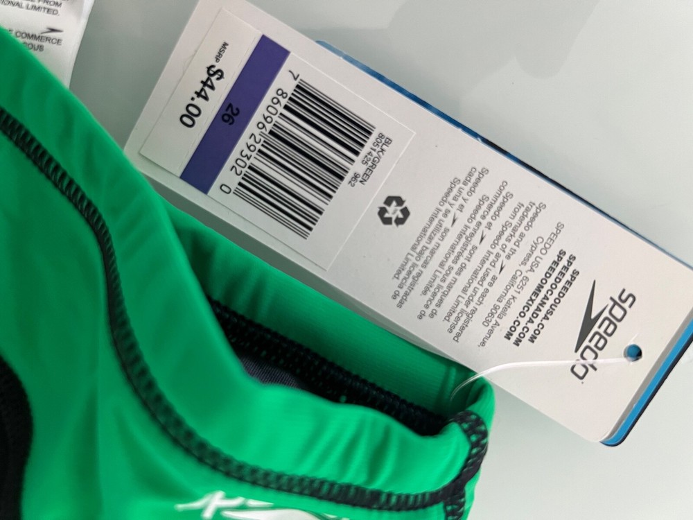 SPEEDO POWER PLUS Brief SWIMSUIT, NWT, 26