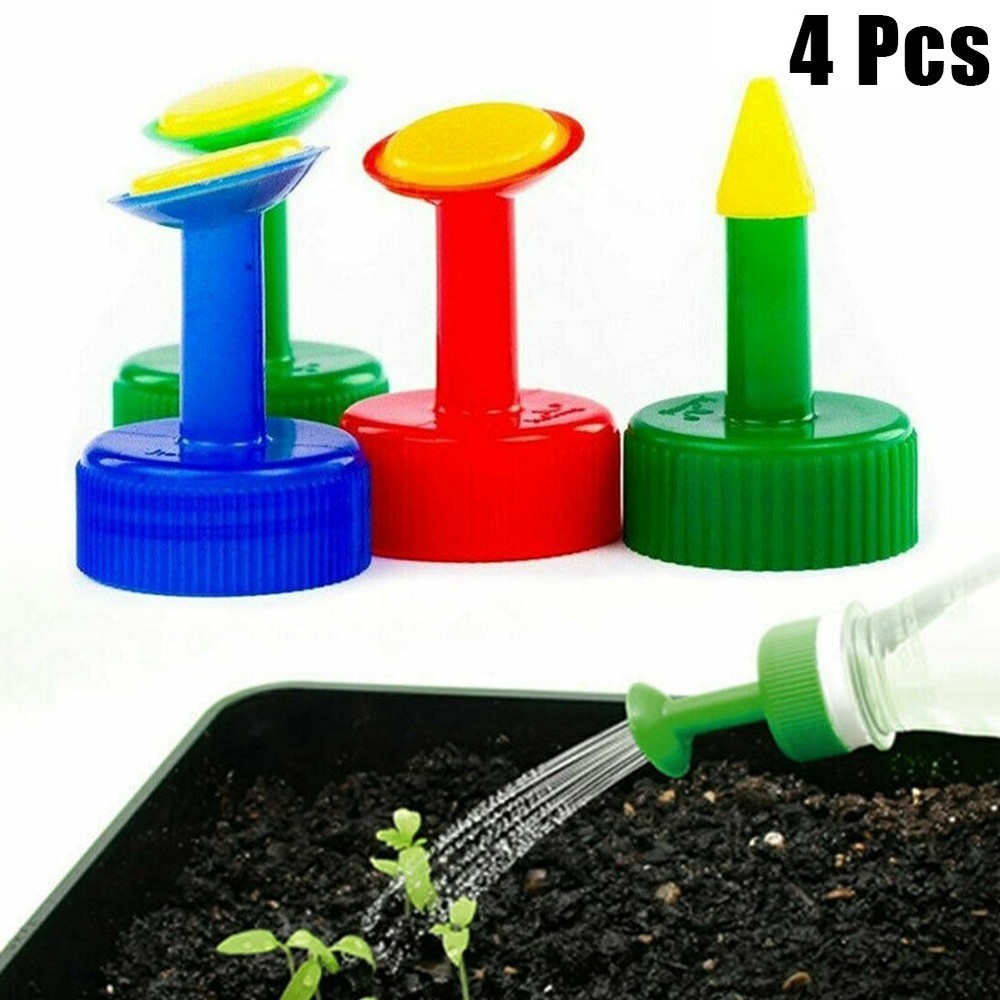 Bottle Top Waterers Bottles Cap 4 Pack Accessory Adapter Fitting Garden