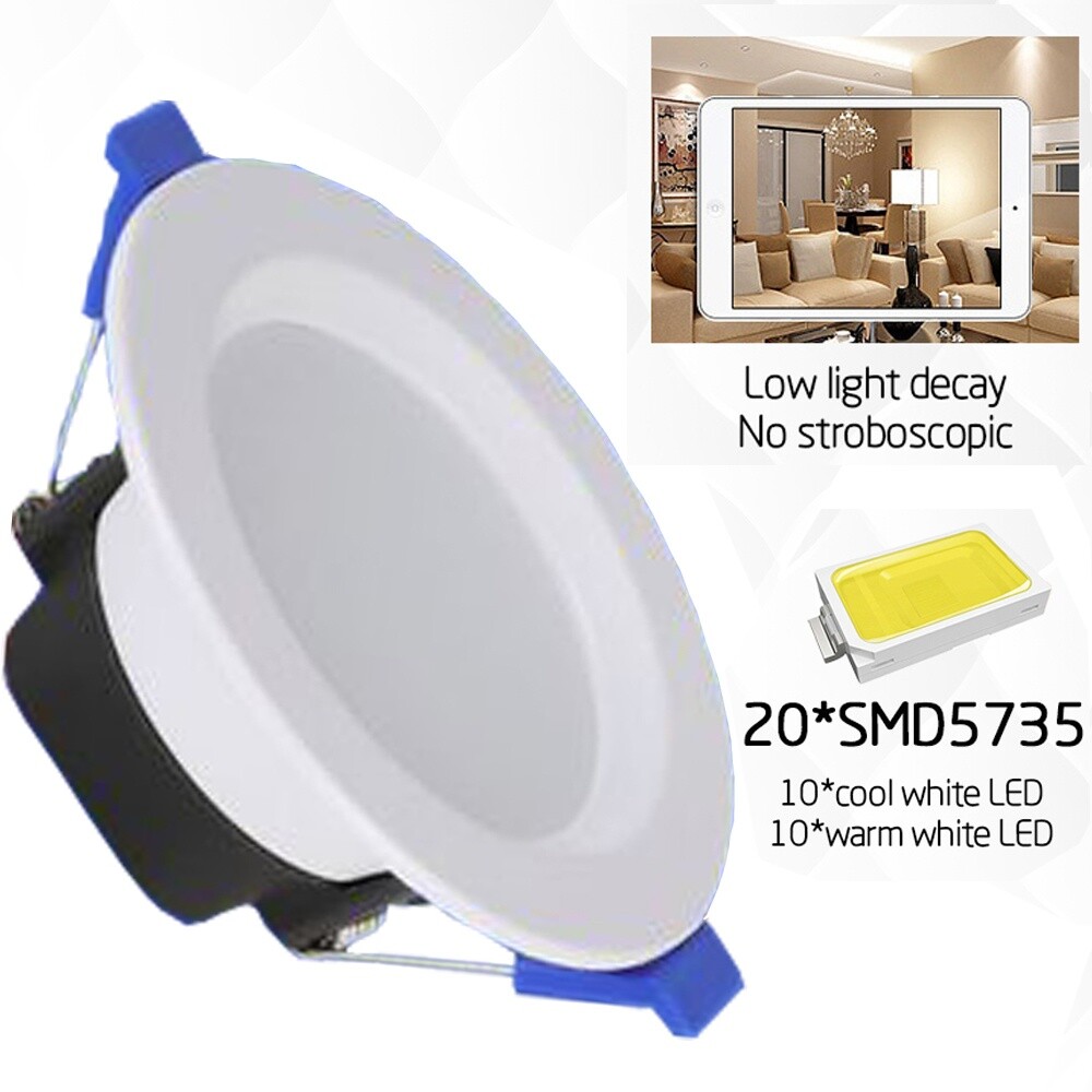 10~30pcs Dimmable LED Downlight 5W Spotlight Recessed Ceiling Panel Light