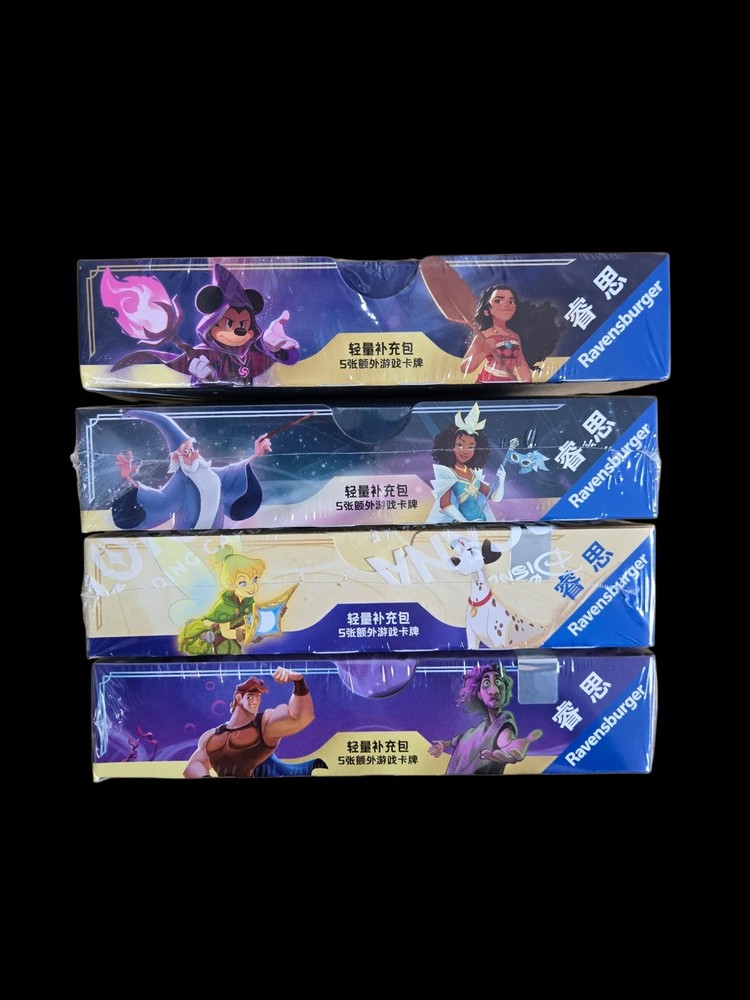 Lot 4 Disney LORCANA Chinese The First Second Third Fourth Chapter BOOSTER Boxes
