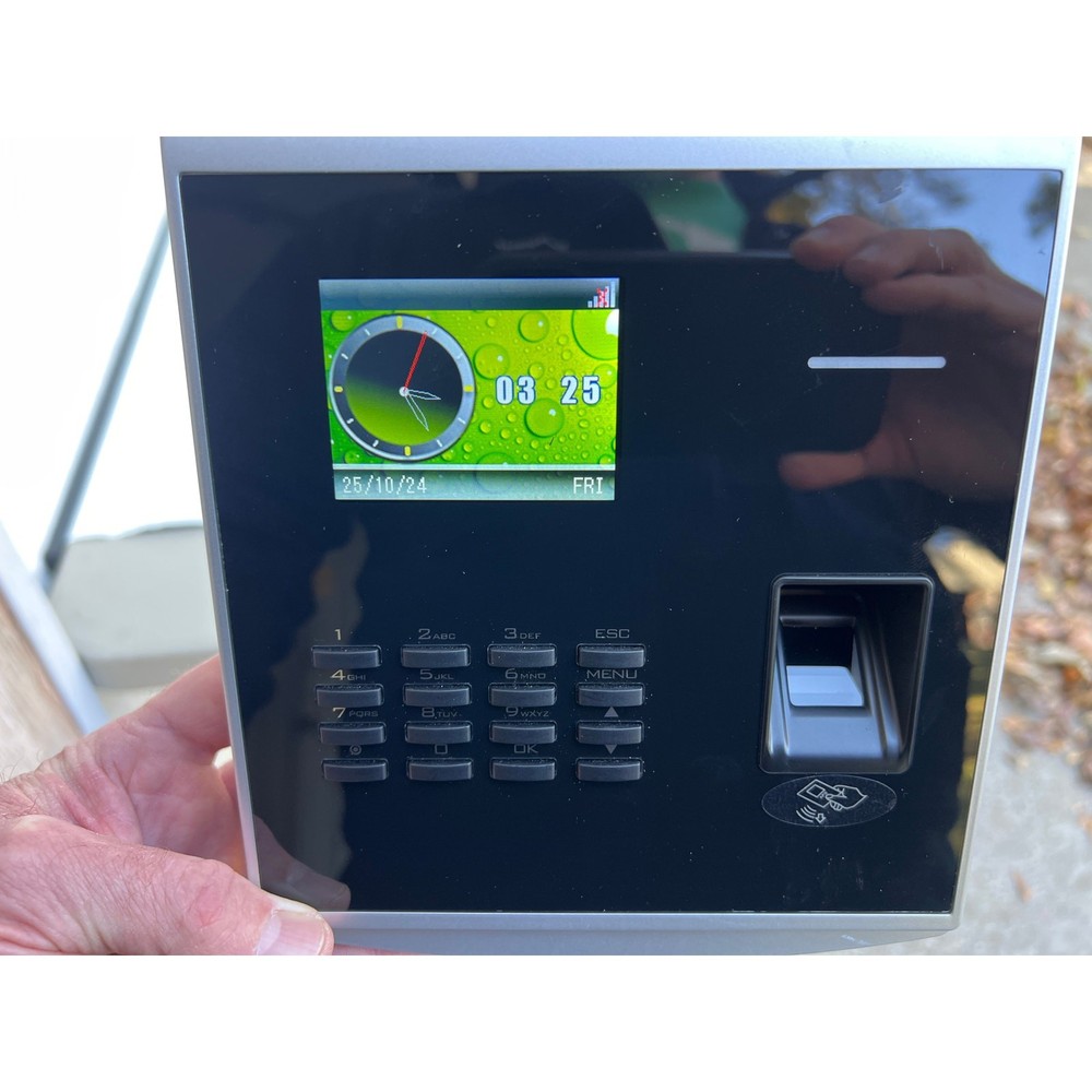 Fingerprint / RFID Time Attendance & Access Control System WiFi TCP/IP Open Box