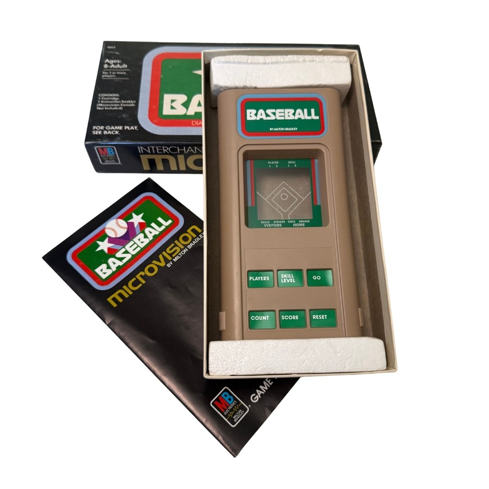 Vintage Microvision Console Bundle 5 Games Box Manual Tested Works Read