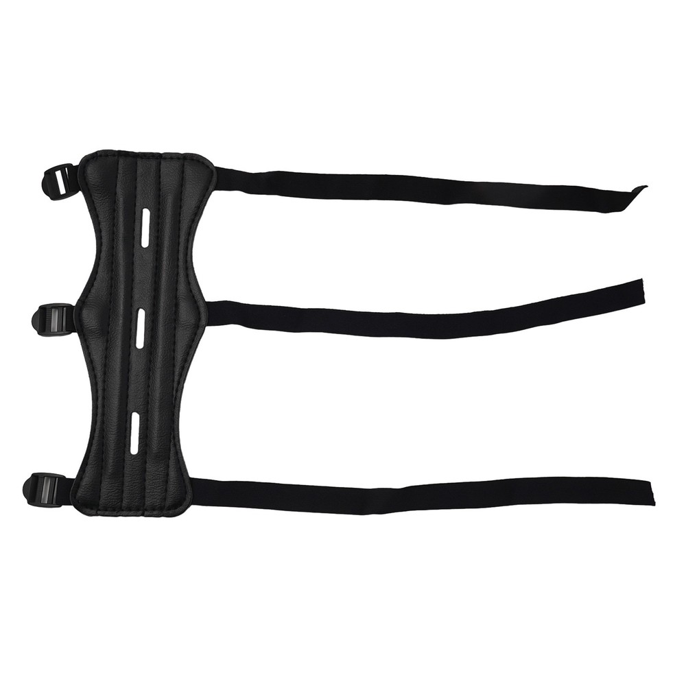 Extended Leather Guard for Bow Gear Practical Hole Design for Efficiency