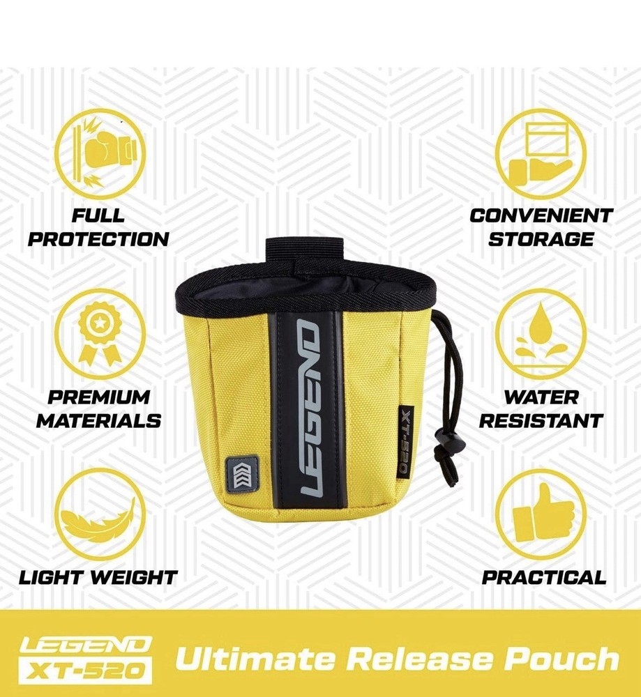 Legend XT520 Quick Release Pouch & Finger Tab Bag Drawstring Closure NWT