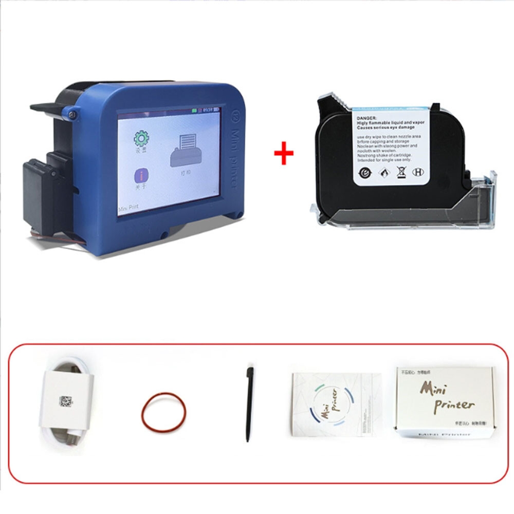 Intelligent Inkjet Printer Automatic Concave Convex Surface Encoder Label Date