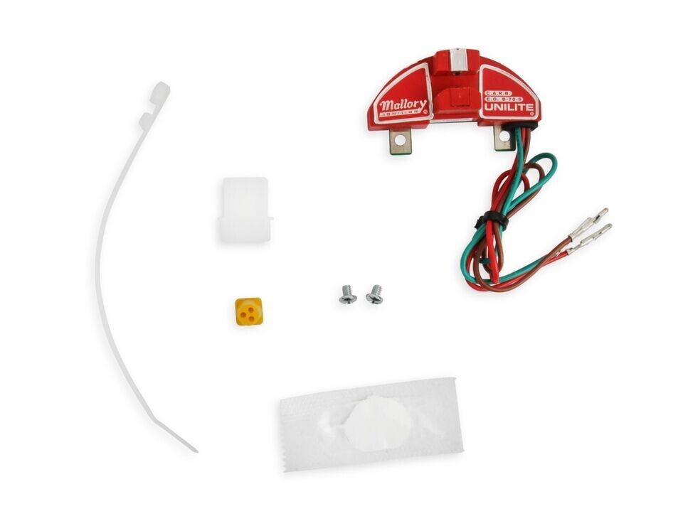Mallory Distributor Unilite Ignition Module Thermaclad Red 605