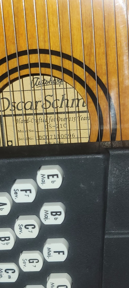 oscar schmidt autoharp os21c