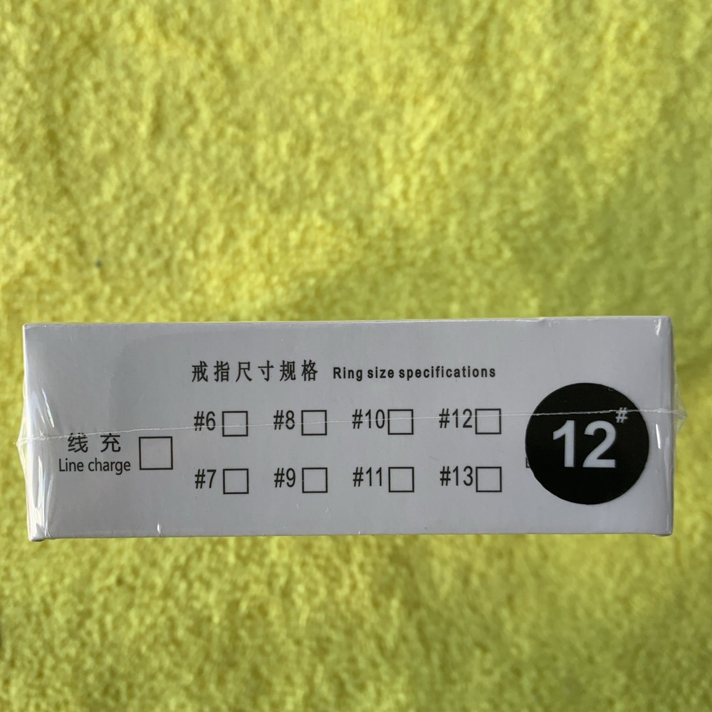 Smart Ring Size 12, Black (New in the Box)