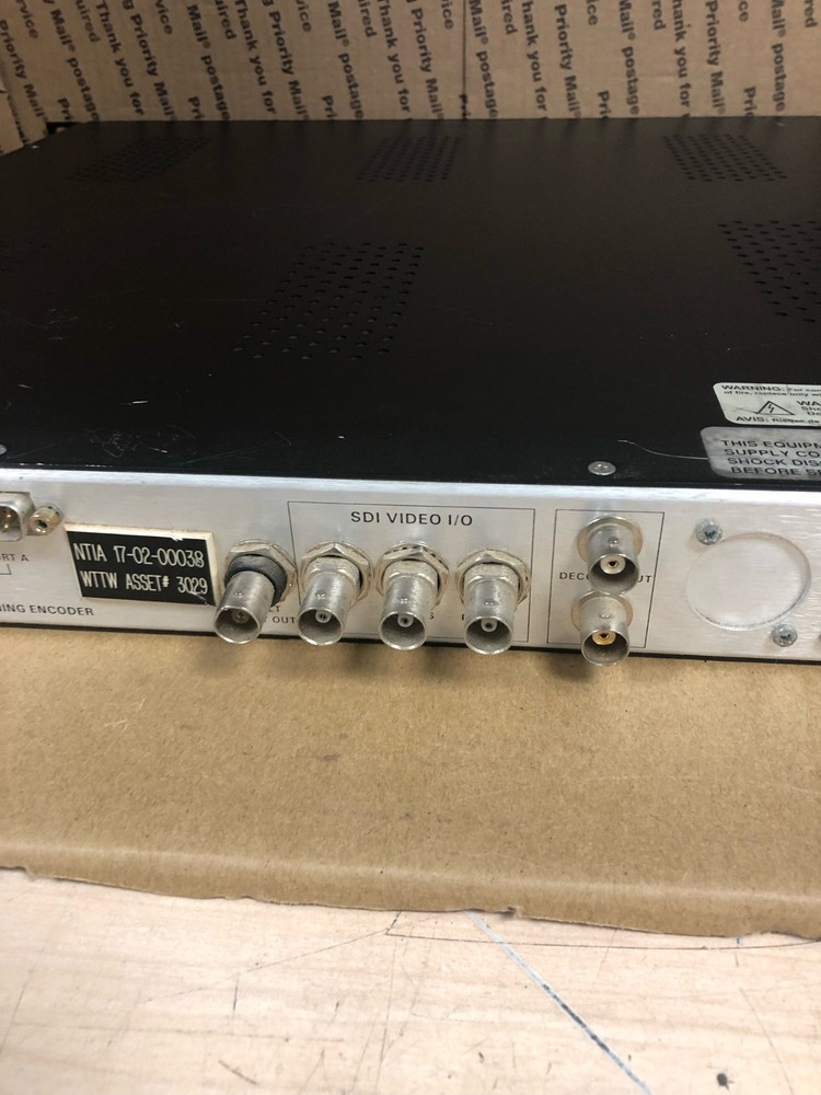 Evertz Model 8084 Digital Closed Captioning Encoder W/RACK EARS (TESTED)