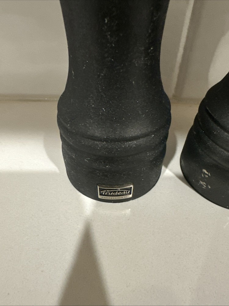 Trudeau Graphite 6" Salt & Pepper Mill Set