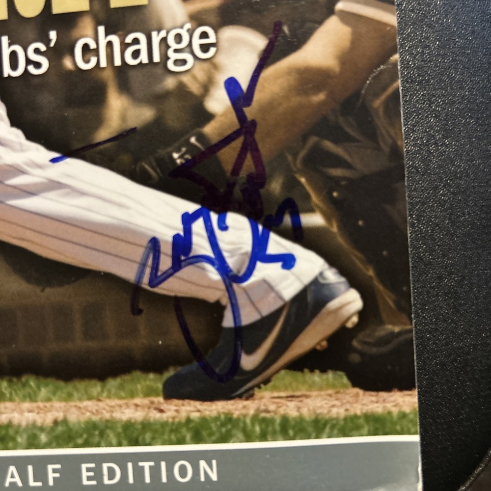 2005 Chicago Cubs Program with Autographs
