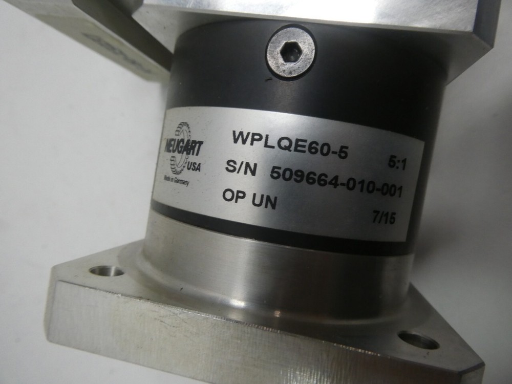 Neugart WPLQE60-5 Right Angle Gear Reducer 5:1