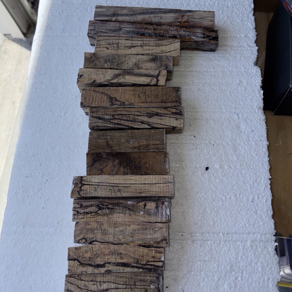 Stablized Assorted spalted maple Pen Blanks