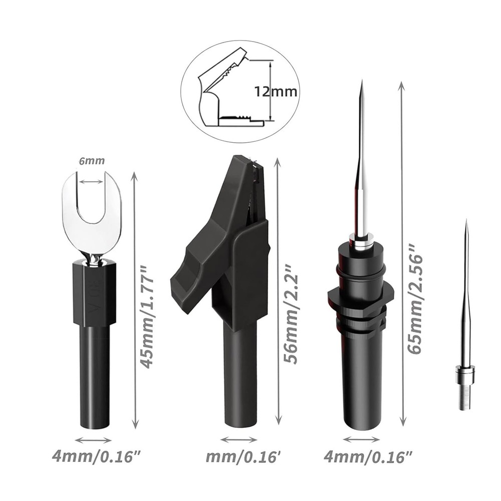 Multimeter Leads with Alligator Clips
