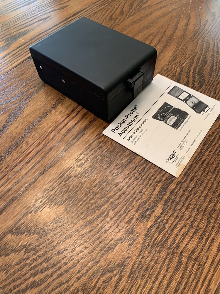 Analog Pryometer Pocket Probe Accutherm/ Measures Temperatures In Any Range