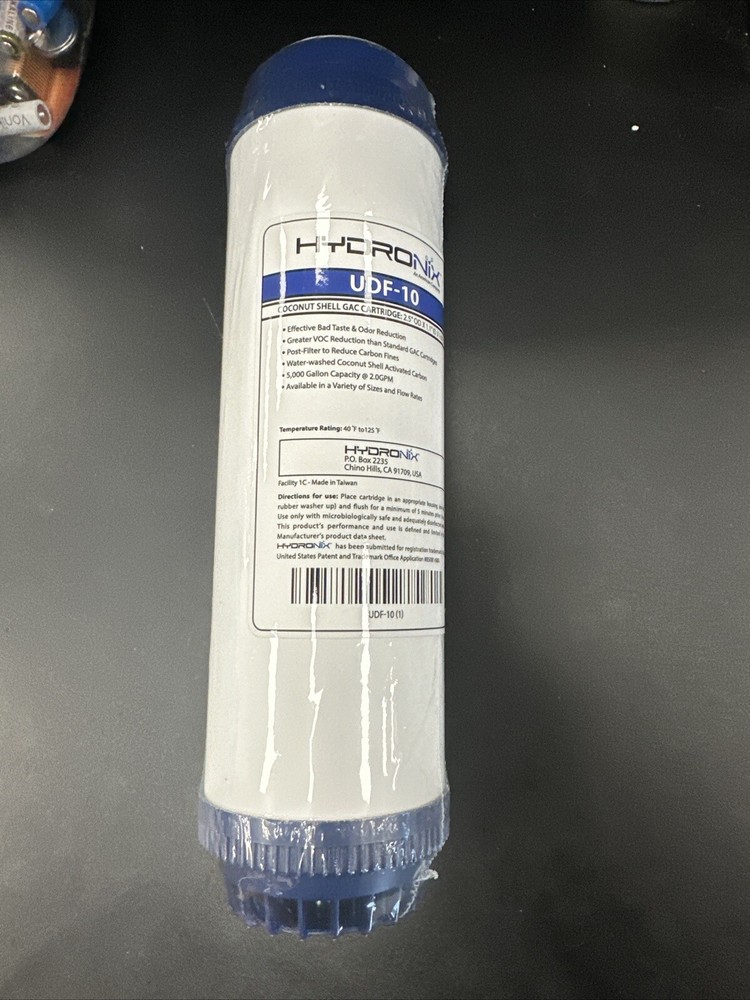 HYDRONIX Water Filter UDF-10C100E Water Softening