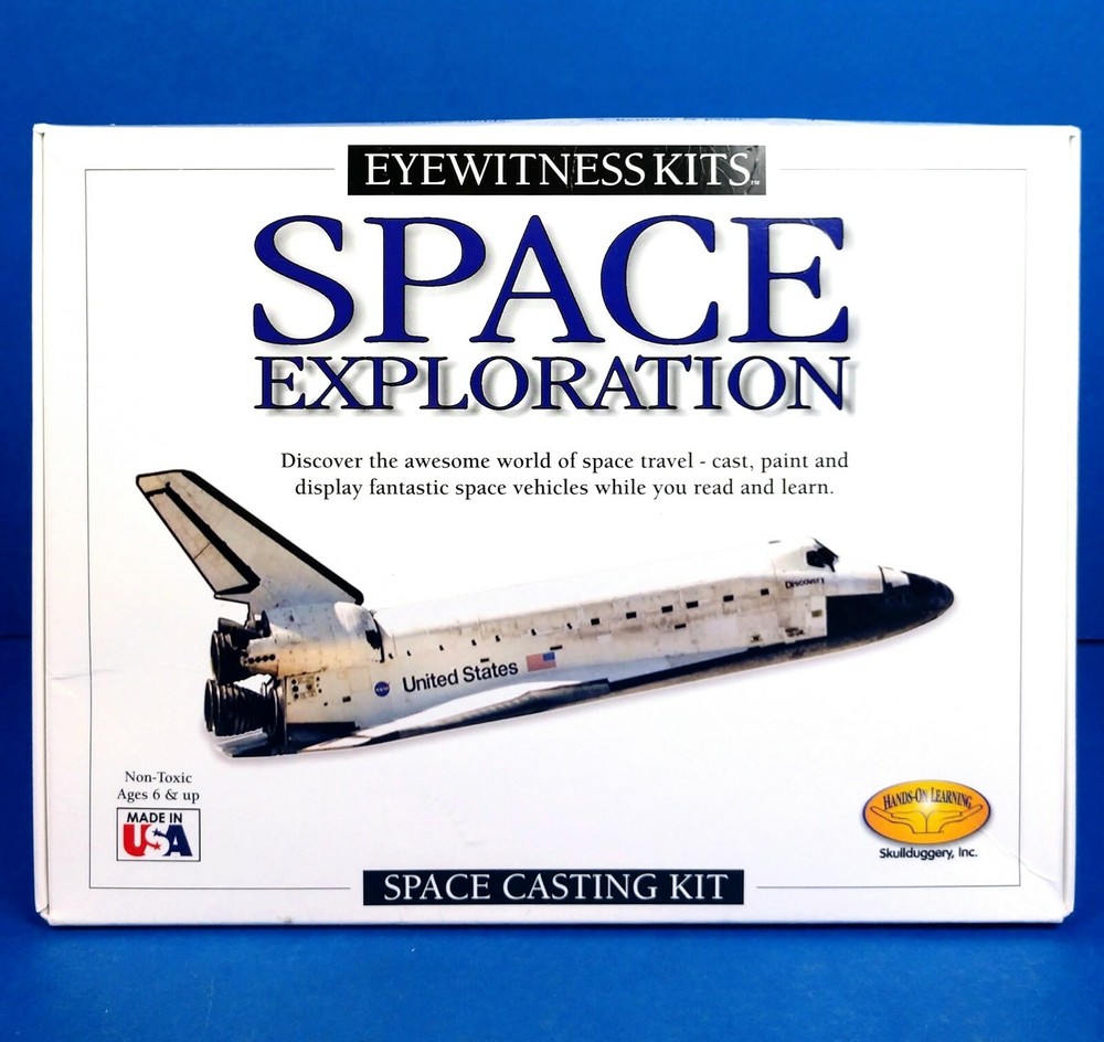 Eyewitness Kits SPACE EXPLORATION Casting Kit: Shuttle, Command Module, Saturn V