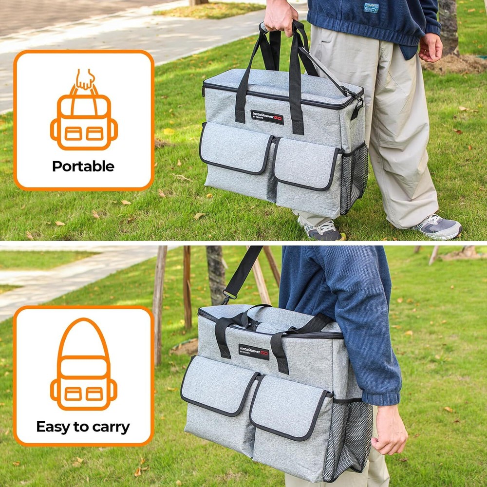 FOGATTI Portable Water Heater, Tankless Water Heater, Camping Heater With Pump