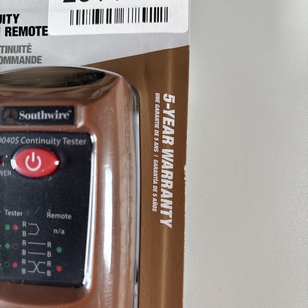 Southwire Pro Continuity Tester With Remote 40040S *NEW*
