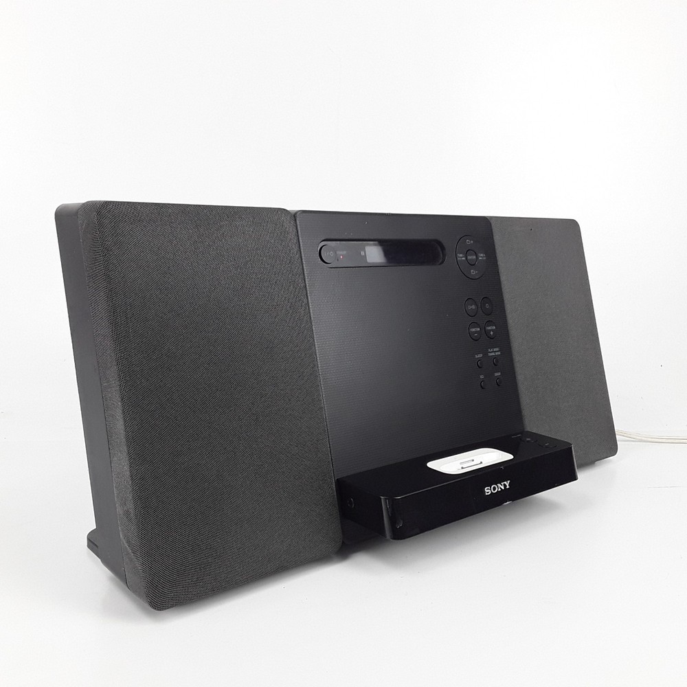 Sony HCD-LX20i CD Player iPhone iPod Dock Stereo Shelf System Remote Bundle Work