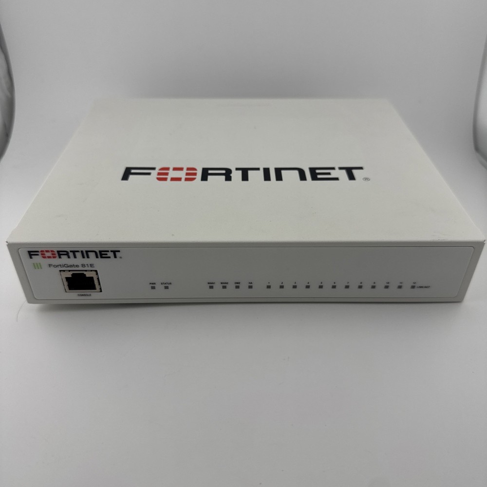 Fortinet FortiGate FG-81E Network Security Firewall LAN Port Switch NO AC ADAPT