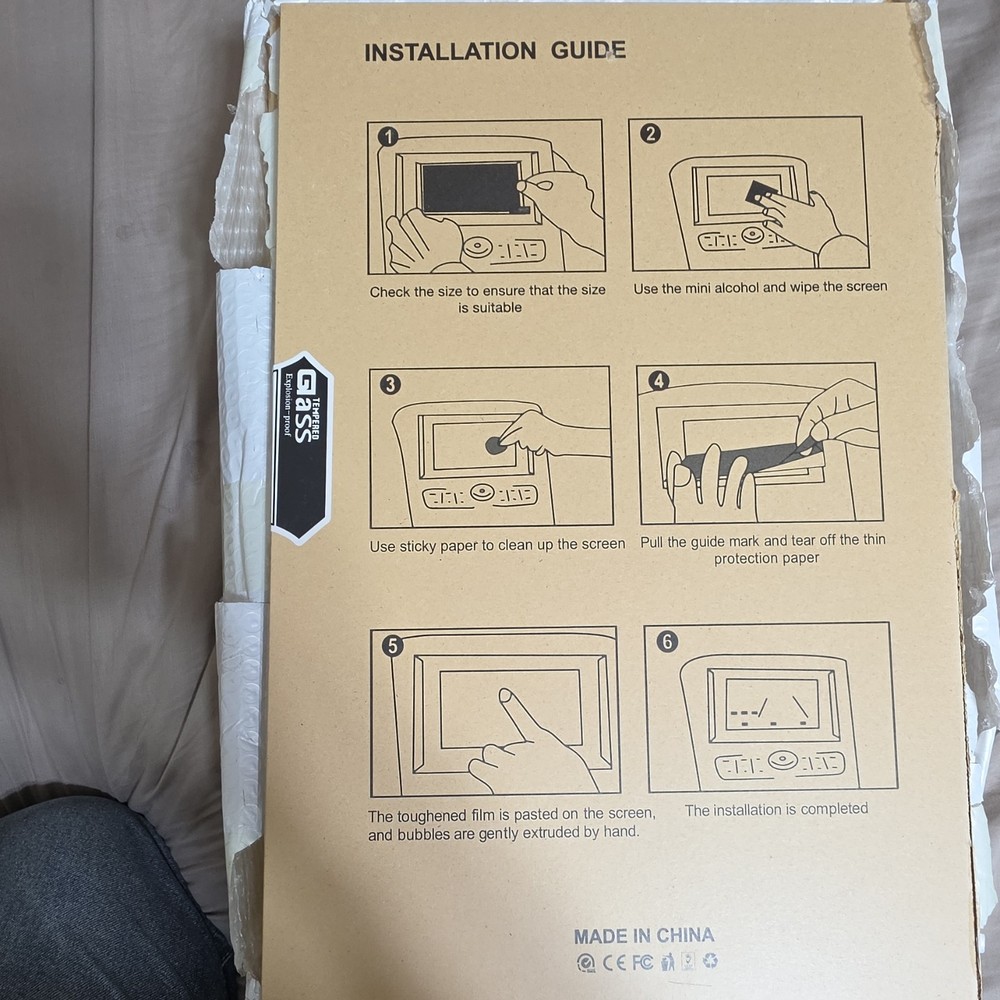 Tesla Model Y, Model 3 Screen Protector 2 piece Front / Rear Screen 10 pack