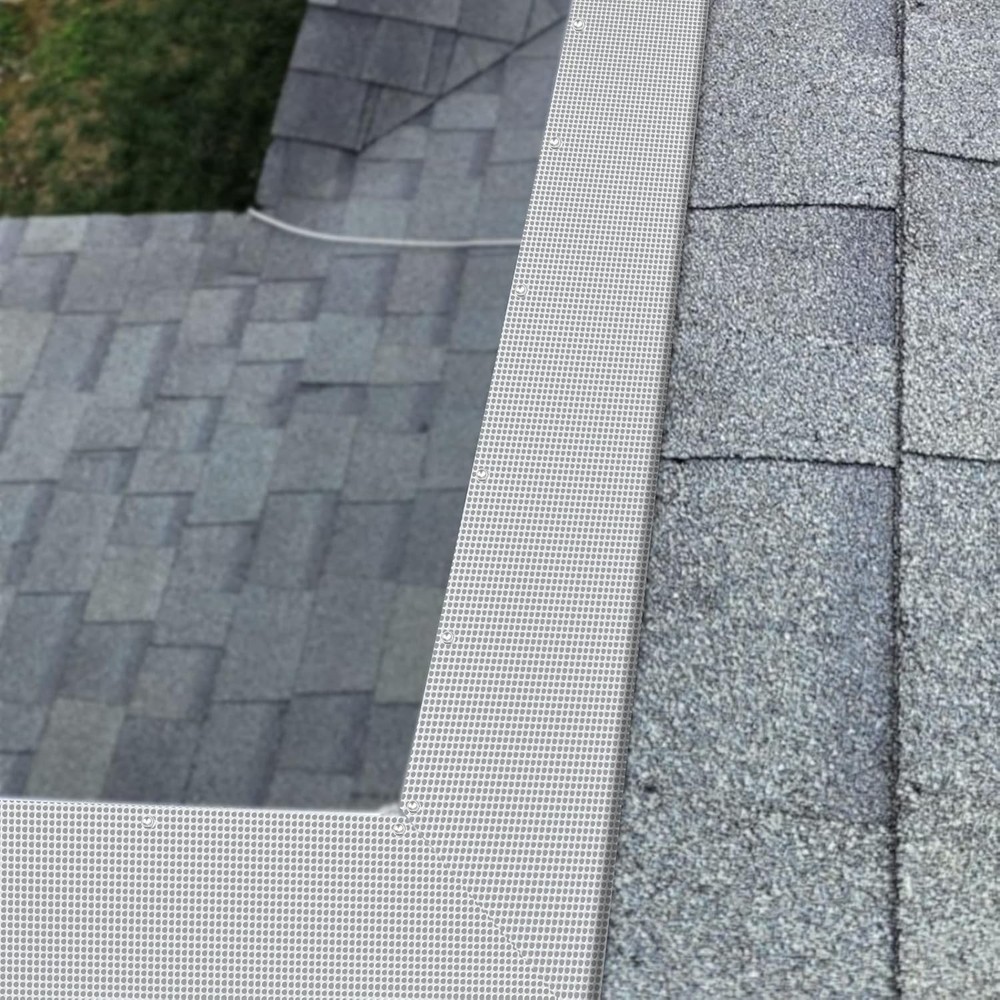 35 Pack Stainless Steel Micro Mesh Gutter Guard for 4", 5", 6" White