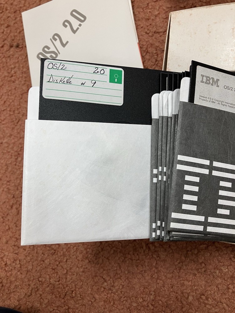 IBM OS/2 VERSION 2.0 WITH 5.25” DISKS