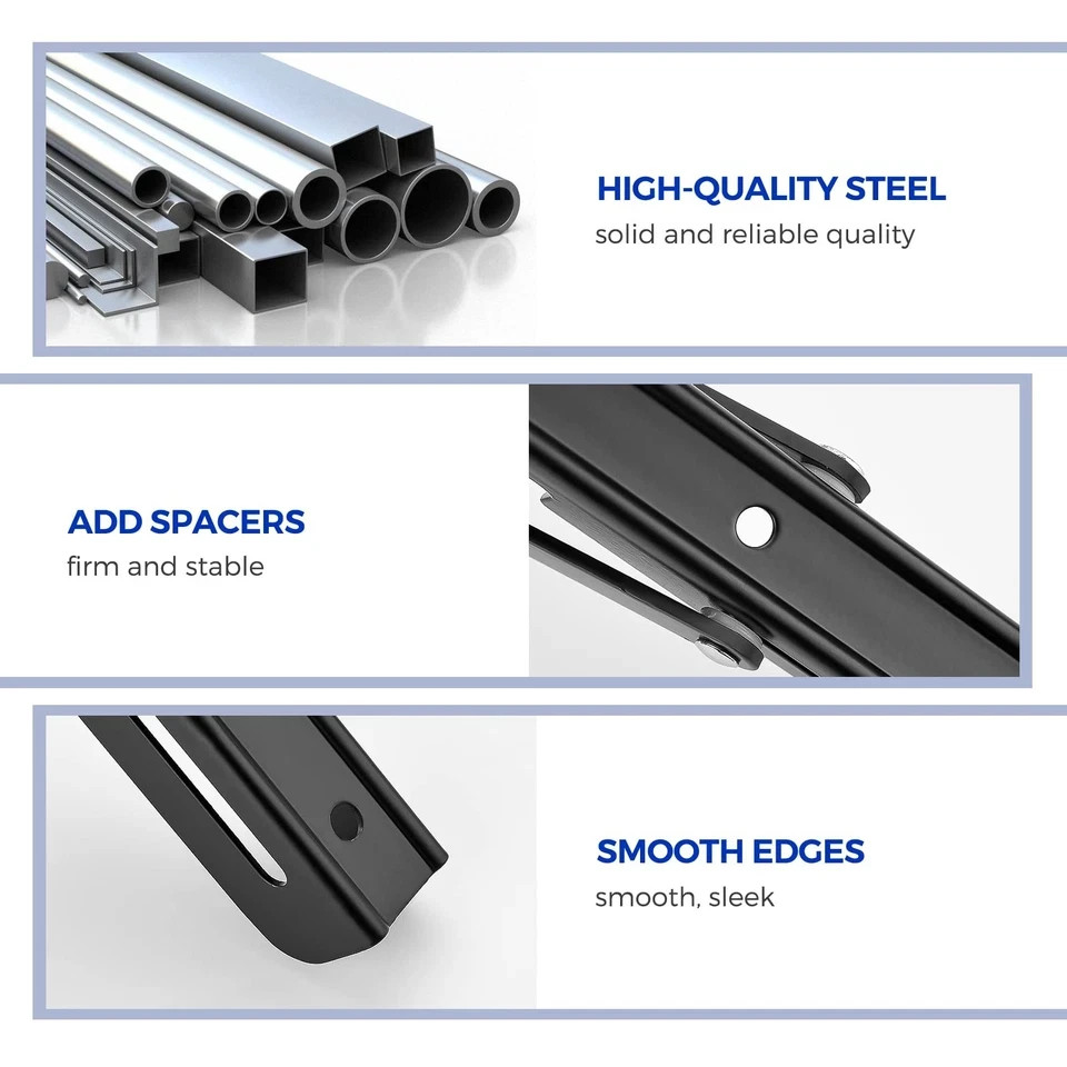 Wall Table Fold Down Hinge,10 Inch Self-Locking Folding Hinge,Save Space Drop