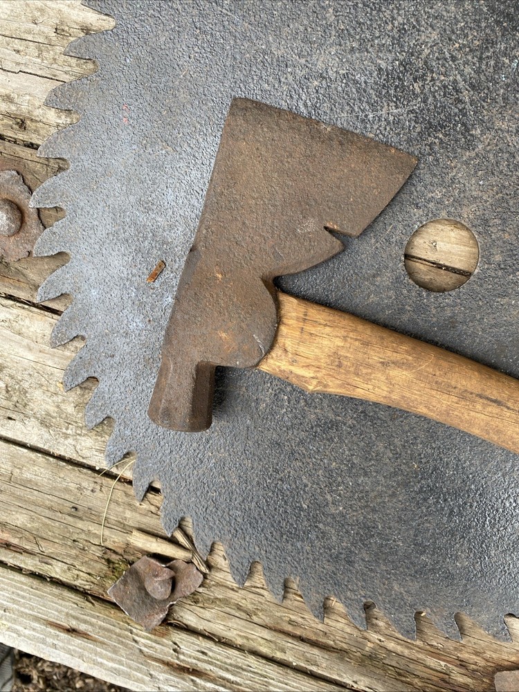 Vintage PHILADELPHIA Tool Co Script Logo Hatchet Carpentry Tool