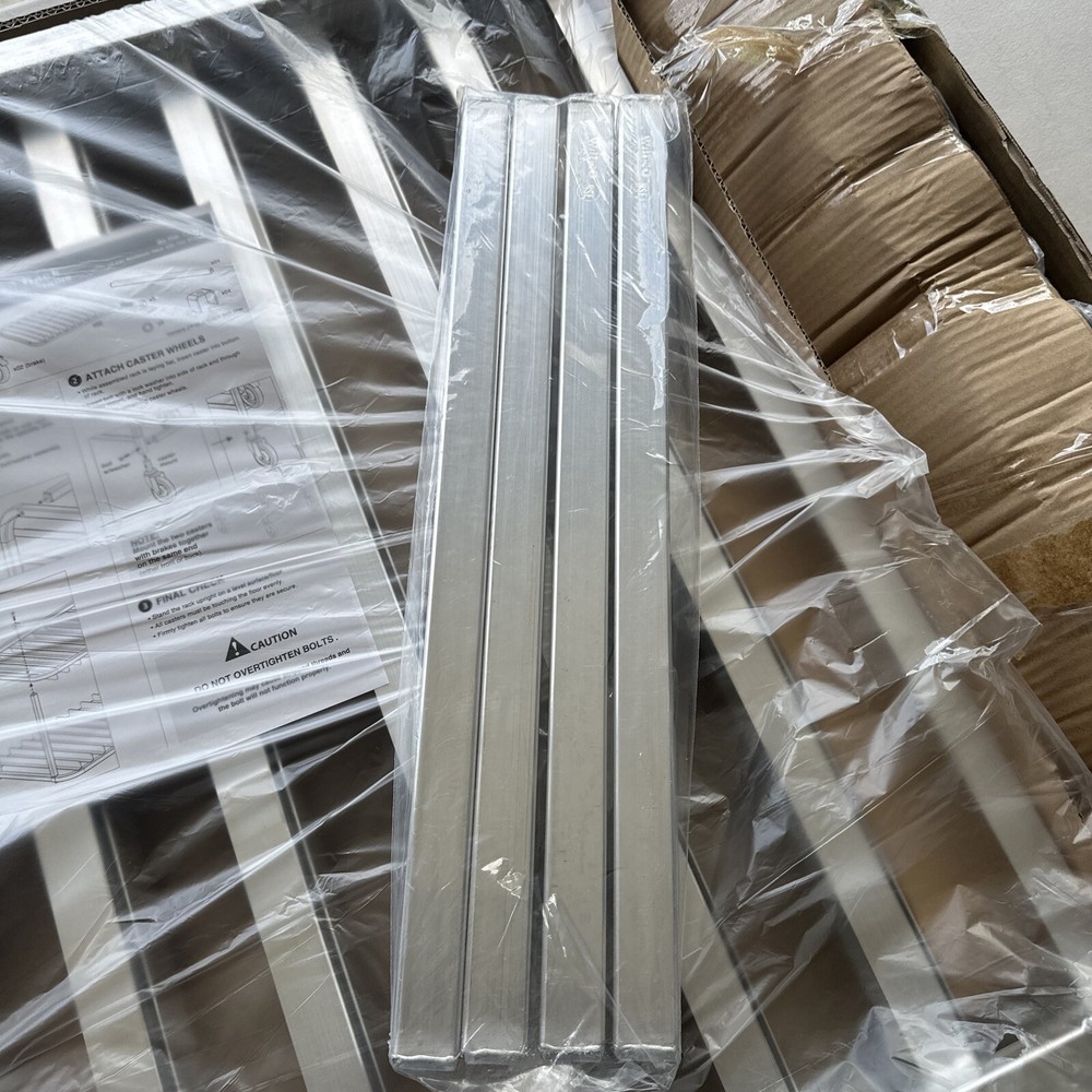 NEW-Winco ALRK-10BK 21" Universal Pan Rack-open box